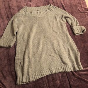 Gray free people sweater